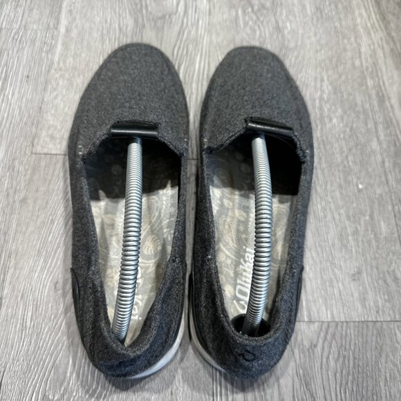 Olukai Manoa Hulu Slip On Gray Casual Travel Shoes Men’s Size 7 M 10416-6C40